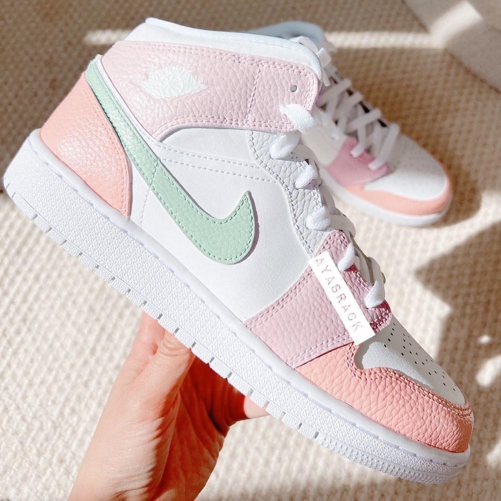 Custom Nike air force mid - Picture 1 of 2